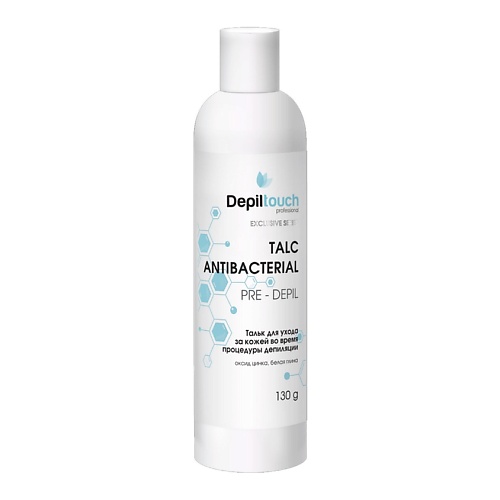 Тальк для тела DEPILTOUCH PROFESSIONAL Тальк антибактериальный Talc Antibacterial Pre-Depil цена и фото