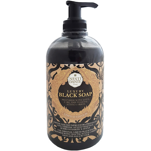 Мыло жидкое NESTI DANTE Жидкое мыло Luxury Black Soap мыло жидкое nesti dante luxury black 500 мл