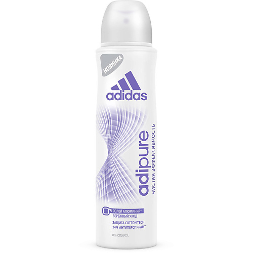 ADIDAS Дезодорант-спрей Adipure 24 часа adidas дезодорант спрей adipure 24 часа