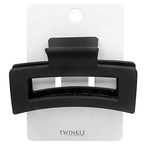 TWINKLE Заколка-крабик для волос BLACK