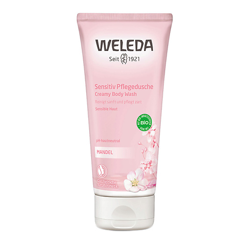 WELEDA Деликатный крем для душа weleda разглаживающий крем для контуров глаз и губ с маслом примулы вечерней 10