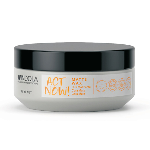 цена Воск для укладки волос INDOLA Воск с матовым эффектом Act Now! Matte Wax