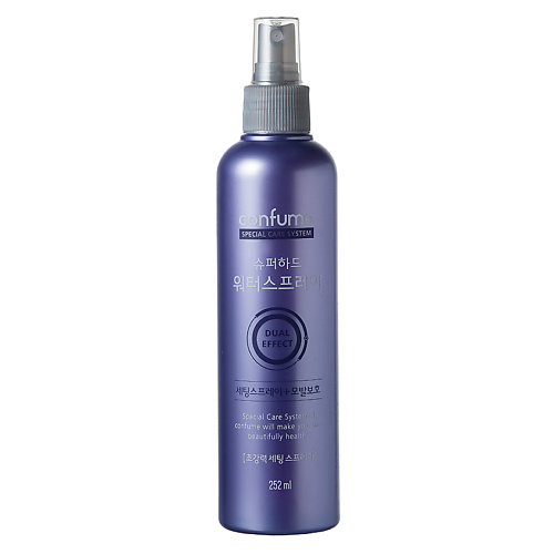 Лак для укладки волос CONFUME Жидкий текстурирующий лак для волос Superhard Water Spray