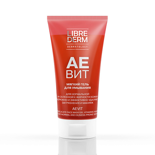 LIBREDERM Мягкий гель для умывания Aevit Delicate Face Wash Gel Vitamins A & E