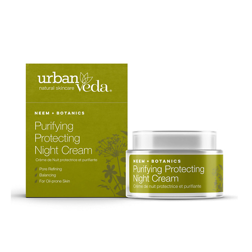 URBAN VEDA Крем для лица ночной защищающий и очищающий очищающий осветляющий крем w brightening cleansing cream