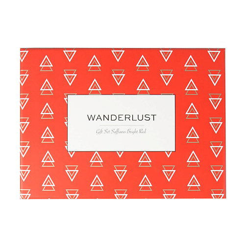 ЛЭТУАЛЬ WANDERLUST Подарочный набор Saffiano Bright Red. Комплект: визитница + обложка на паспорт. лэтуаль подарочный пакет лэтуаль малый