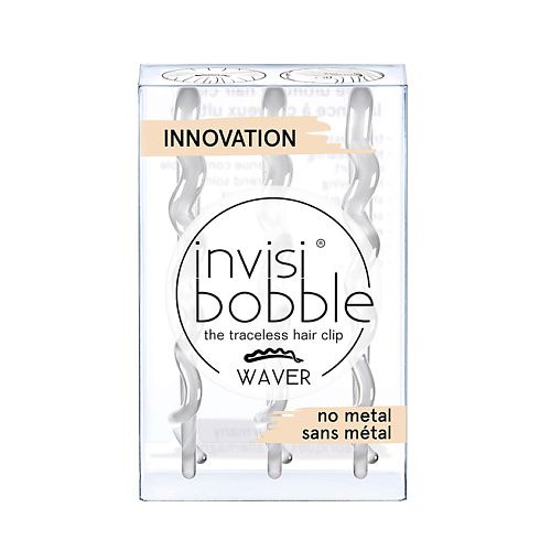 INVISIBOBBLE Заколка invisibobble WAVER Crystal Clear invisibobble заколка крабик clipstar clawdia