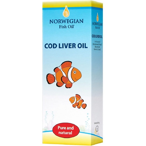 NORVEGIAN FISH OIL Омега-3 жир печени трески