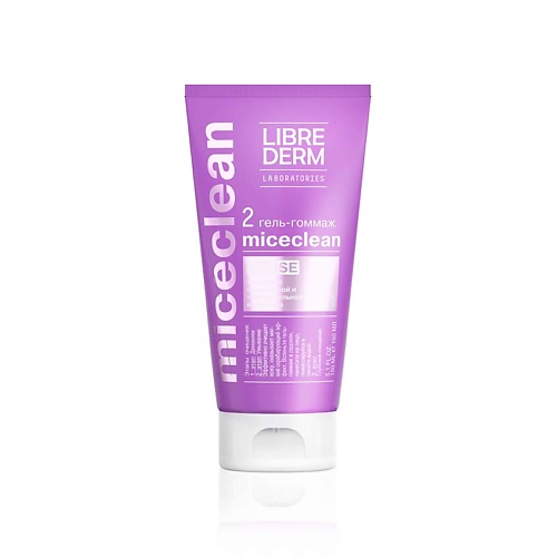 LIBREDERM Гель - гоммаж для нормальной и чувствительной кожи Miceclean Sense Gommage Gel мягкий крем гоммаж для массажа gommage soft peel 6017 150 мл