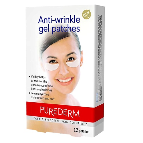 PUREDERM Гелевые подушечки против морщин под глазами Gel Pads Against Wrinkles Under The Eyes against the day