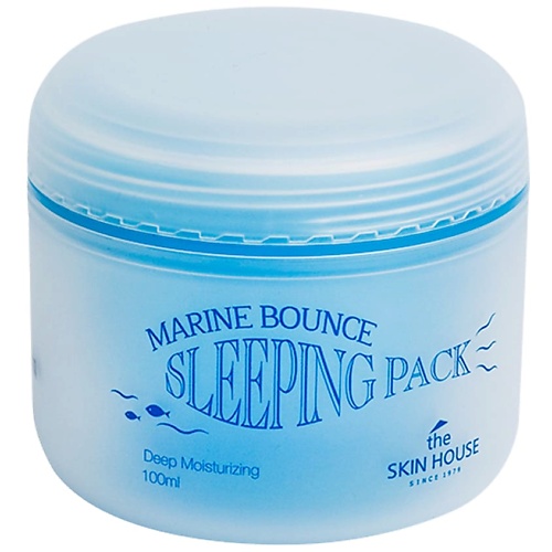 the skin house ночная маска с морским коллагеном marine bounce sleeping pack 100 г 100 мл Маска для лица THE SKIN HOUSE Маска ночная с морским коллагеном