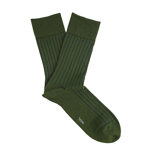TEZIDO Носки рубчик зеленые tezido носки рубчик зеленые