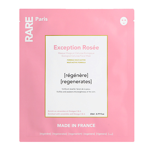 

RARE PARIS Восстанавливающая тканевая маска Exception Rosée, Восстанавливающая тканевая маска Exception Rosée