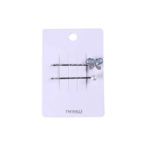 TWINKLE Заколки для волос 2 шт. Glass Butterfly LTA020265