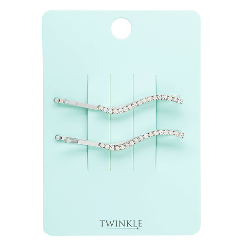 TWINKLE Заколки-невидимки для волос SHINING LINE невидимки для волос розовые 24 шт единорожка минни и единорог
