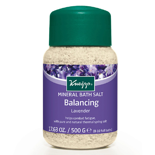 KNEIPP Соль для ванн с лавандой соль для ванн народные рецепты антицеллюлитная моделирующая 500г