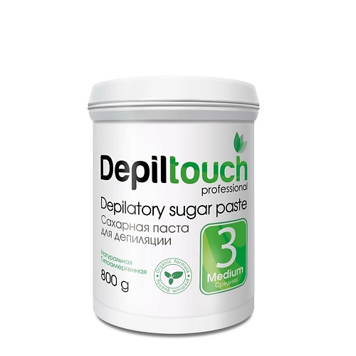 DEPILTOUCH PROFESSIONAL Сахарная паста для депиляции №3 средняя Depilatory Sugar Paste