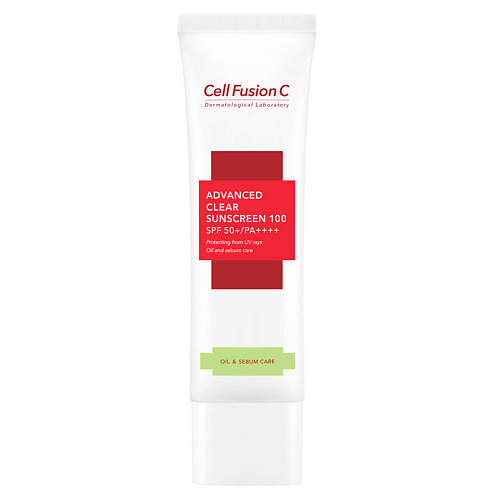CELL FUSION C Крем солнцезащитный 100 SPF50+ PA++++ для проблемной кожи Advanced Clear Sunscreen крем маска для жирной проблемной кожи provit cream mask clear al4153 225 мл