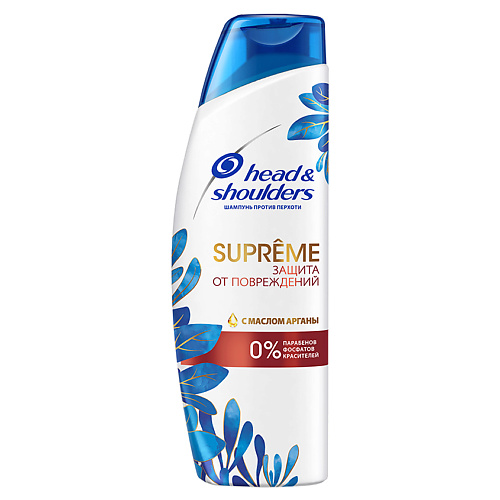 Несмываемый уход HEAD & SHOULDERS Шампунь против перхоти Supreme Защита от повреждений с маслом арганы