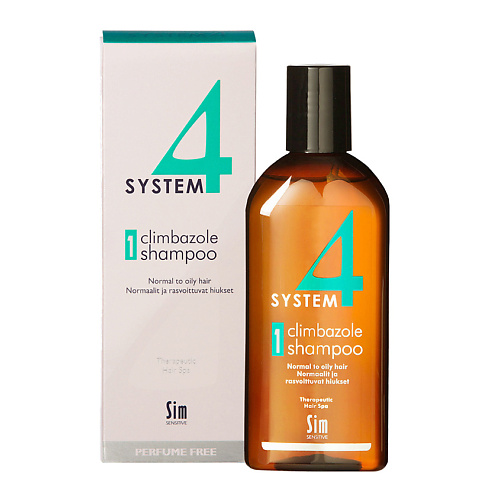 Шампунь для волос SYSTEM4 Шампунь №1 для нормальной и жирной кожи 1 Climbazole Shampoo. Normal to oily hair