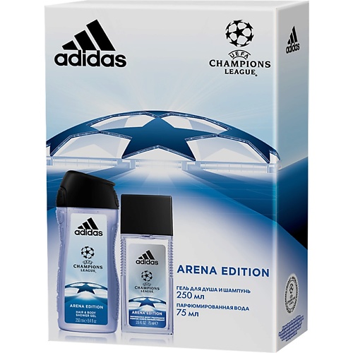 ADIDAS Подарочный набор Champion League III Arena Edition adidas uefa champions league victory edition refreshing body fragrance 75