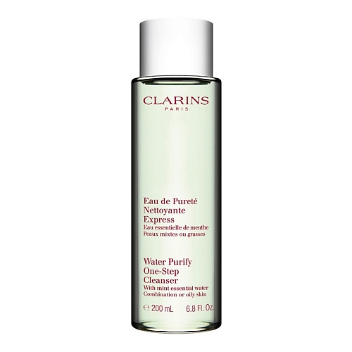 

CLARINS Очищающая вода для комбинированной и жирной кожи с экстрактом мяты Eau Nettoyante, Очищающая вода для комбинированной и жирной кожи с экстрактом мяты Eau Nettoyante