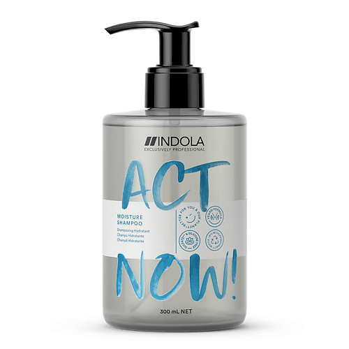 INDOLA Увлажняющий шампунь для волос Act Now! Moisture Shampoo