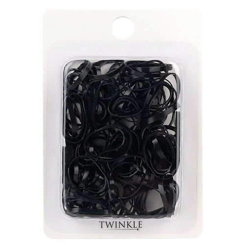 TWINKLE Набор резинок для создания причёсок BLACK размер L
