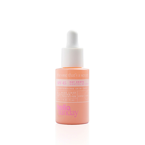 

HELLO SUNDAY Сыворотка для лица SPF 45 The One That's A Mini Serum Day Drops, Сыворотка для лица SPF 45 The One That's A Mini Serum Day Drops