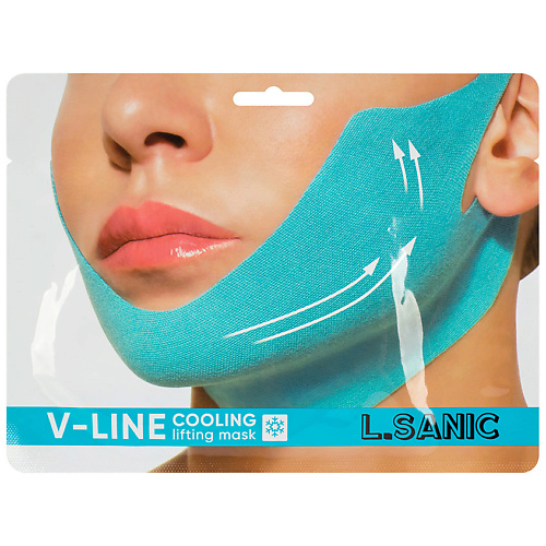 Маска для лица LSANIC L.SANIC Маска-бандаж для коррекции овала лица с охлаждающим эффектом уход за кожей лица lsanic l sanic маска бандаж для коррекции овала лица