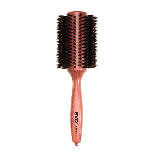 цена Щетка для волос EVO [Брюс] Круглая щетка с натуральной щетиной для волос 38мм evo bruce 38 natural bristle radial brush