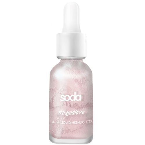 Хайлайтер для лица SODA LA-LA-LIQUID HIGHLIGHTER #liquidlove Жидкий хайлайтер хайлайтеры soda highlighter stick mermaidsforever хайлайтер стик