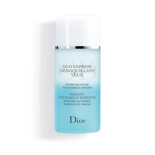 

DIOR Двухфазное средство для мгновенного снятия макияжа с глаз с экстрактом чистой лилии Duo Express Demaquillant Yeux, Двухфазное средство для мгновенного снятия макияжа с глаз с экстрактом чистой лилии Duo Express Demaquillant Yeux