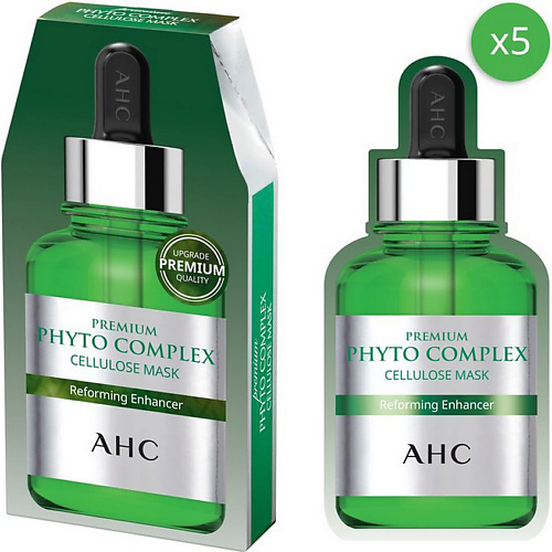 Маска для лица AHC Premium Mask маска для лица целлюлозная с фитокомплексом подтягивающая A.H.C