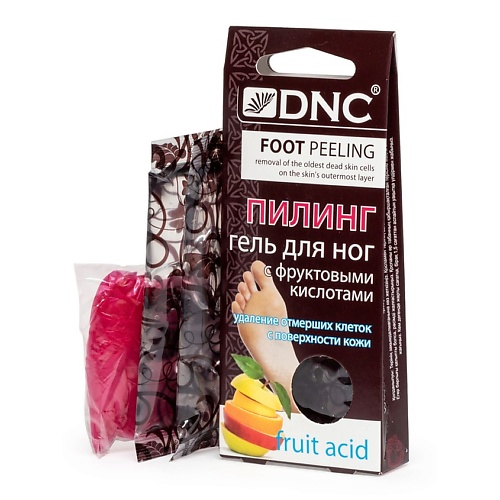 Пилинг для ног DNC Гель-пилинг для ног с фруктовыми кислотами Foot Peeling tenzero отшелушивающие пилинг носочки с кислотами water essence foot peeling mask