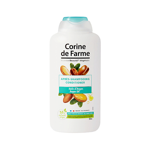 Бальзам для волос CORINE DE FARME Бальзам-ополаскиватель с Аргановым Маслом Conditioner Argan Oil шампунь для волос corine de farme шампунь восстанавливающий с аргановым маслом shampoo repairing argan oil