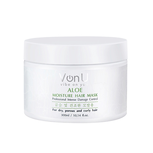 

VONU Маска для волос увлажняющая с алое вера ALOE Moisture Hair Mask, Маска для волос увлажняющая с алое вера ALOE Moisture Hair Mask