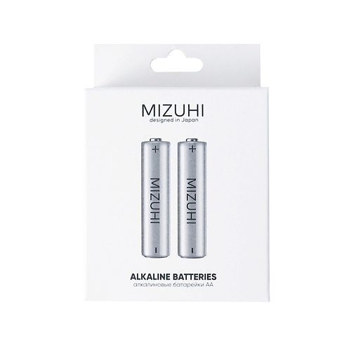 MIZUHI Батарейки MIZUHI, тип АА массажёр для лица luazon home lmz 033 электрический 2 режима батарейки в комплекте белый