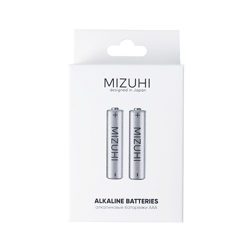 MIZUHI Батарейки MIZUHI, тип ААА массажёр для лица luazon home lmz 033 электрический 2 режима батарейки в комплекте белый