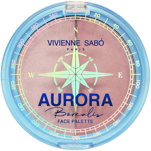 Хайлайтеры VIVIENNE SABO Палетка для лица Aurora Borealis