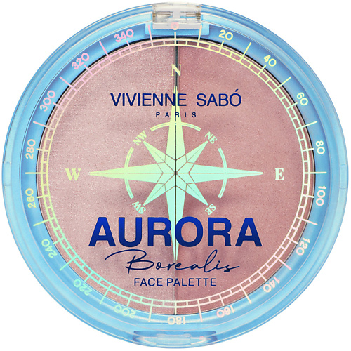 VIVIENNE SABO Палетка для лица Aurora Borealis vivienne sabo палетка румян naturel