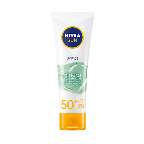 NIVEA Крем для лица солнцезащитный Minerals SPF 50+ nivea sun сухой солнцезащитный спрей защита и легкость spf 30