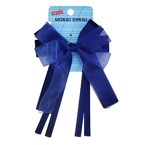 Резинка для волос MORIKI DORIKI Синий бант на резинке SCHOOL Collection Blue bow elastic