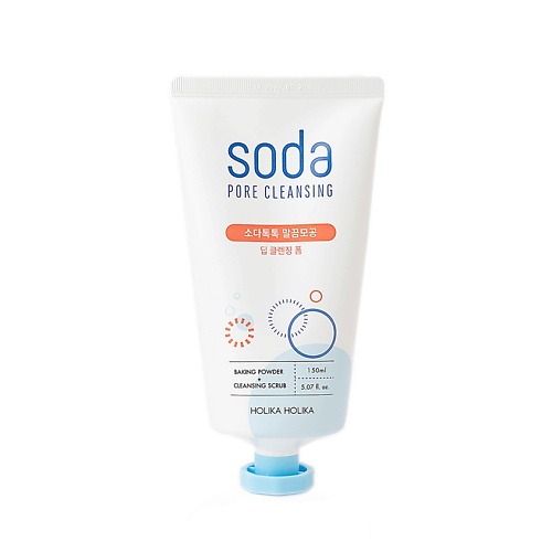 Мусс для умывания HOLIKA HOLIKA Глубоко очищающая пенка для лица Soda Tok Tok Clean Pore Deep Cleansing Foam мусс для умывания bring green пенка для умывания очищающая поры с бамбуковым углем bamboo charcoal pore purifying cleansing foam