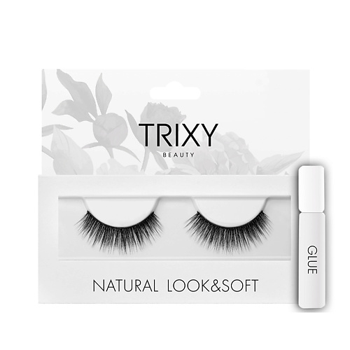 Ресницы накладные TRIXY BEAUTY Накладные ресницы с клеем арт. 711 накладные ресницы с клеем beauty bomb false eyelashes with glue 6g 1 шт