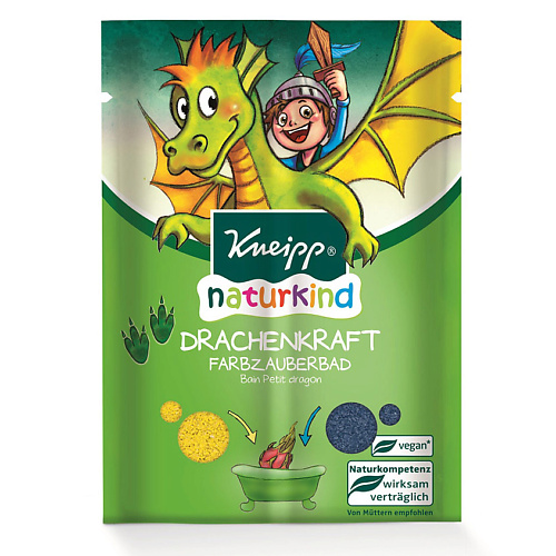 KNEIPP Соль для ванн цветная детская Сила дракона Naturkind