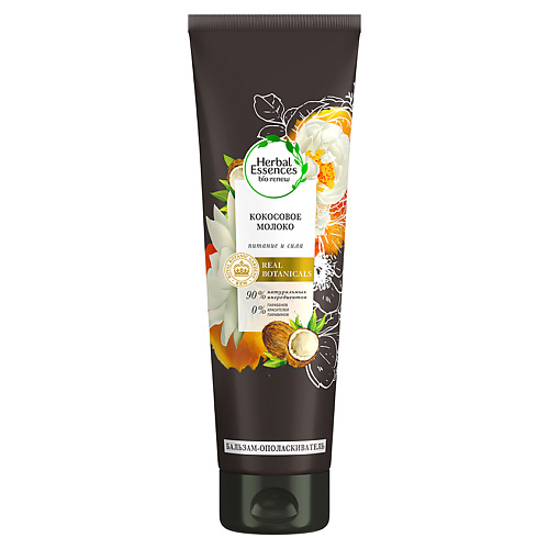 Бальзам для волос HERBAL ESSENCES Бальзам-ополаскиватель Кокосовое молоко Real Botanicals