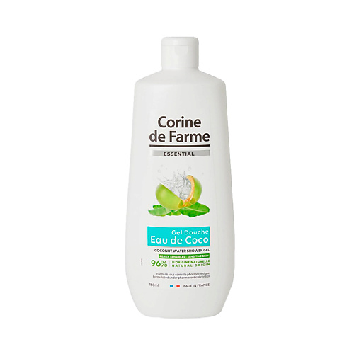 Гель для душа CORINE DE FARME Гель для душа Кокосовая вода Coconut Water Shower Gel гель для душа corine de farme масло сладкого миндаля 750 мл
