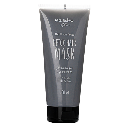 Маска для волос WILD NATURE Маска для волос с углем Black Charcoal Therapy грязевая маска с углем и черным сахаром freeman charcoal
