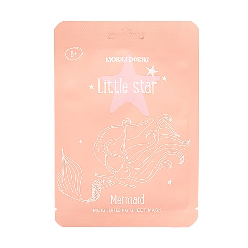 MORIKI DORIKI Тканевая маска Little Star MERMAID Moisturizing Sheet Mask moriki doriki ручка school collection pink mermaid pen